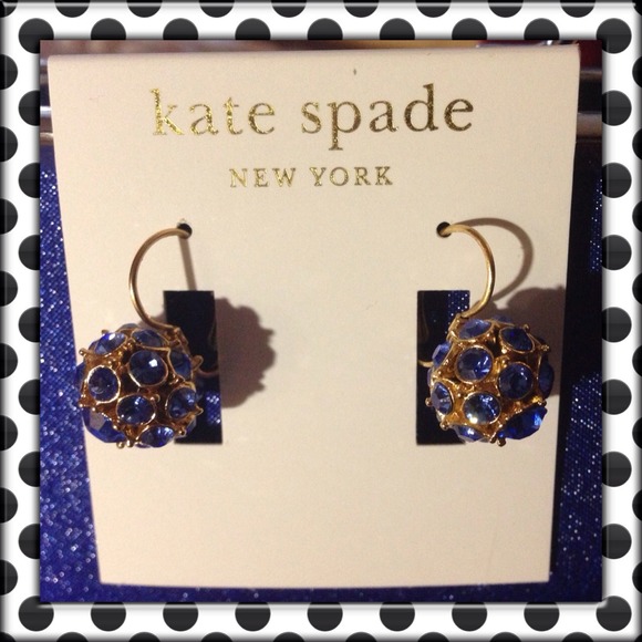 ♠KSNY Blue "Lady Marmalade" Single Ball Earrings♠