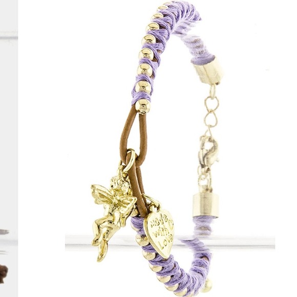 new! angel charm bracelet