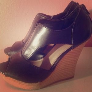 Women's Mossimo black wedge sandal