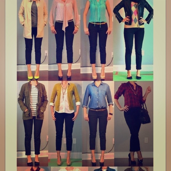 LOOKING FOR Black Cropped Pants Size 4-6