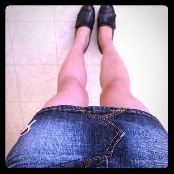 ❤Clrndd Palmer❤denim skirt