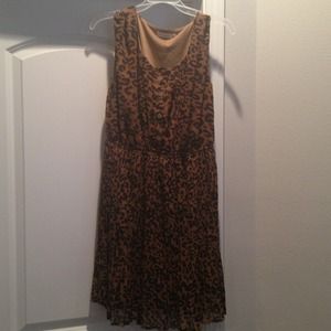 Leopard Sleeveless Dress