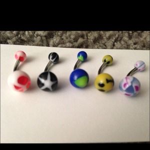 Belly rings!!! Bundle 15$ (each 4$)