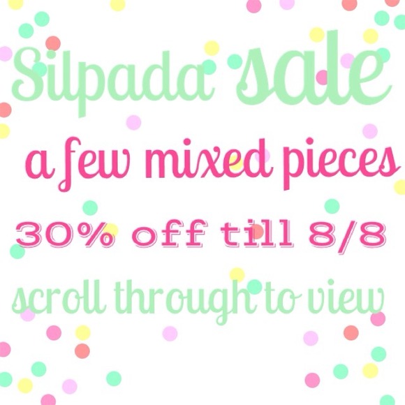 Silpada sale 30% off current retail till 8/8
