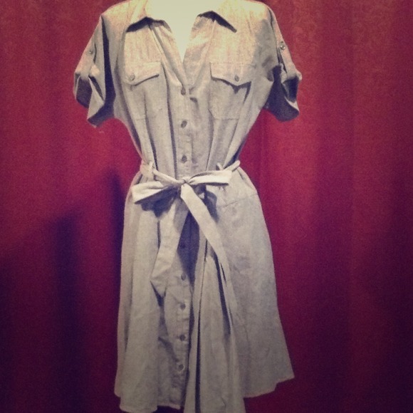 RETRO PINUP DENIM DRESS