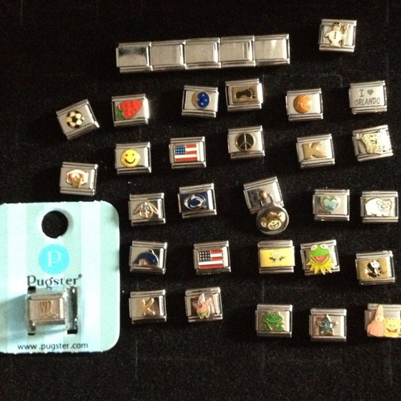 Set of 29 Italian Charms + 5 bonus Blanks