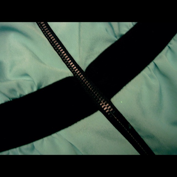 ❎SOLD❎ Blue dress w front zipper - Picture 3 of 4