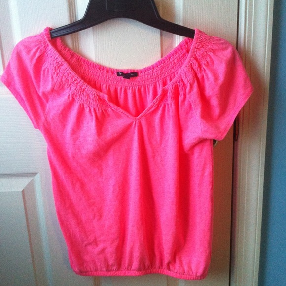Hot pink top!