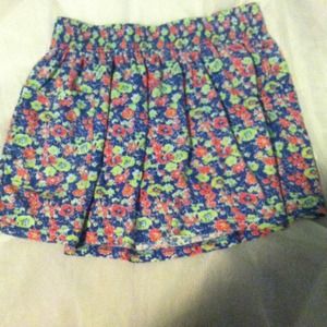 floral skirt