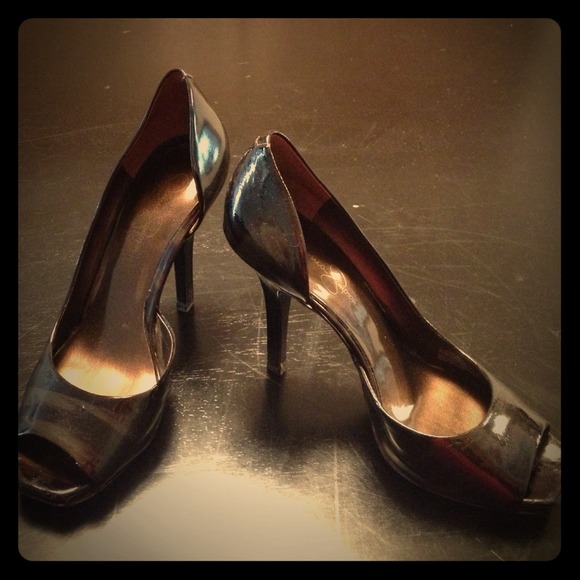Brindle peep toe Jessica Simpson Pumps