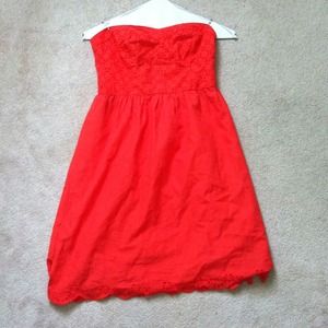 xs red summer dress from target