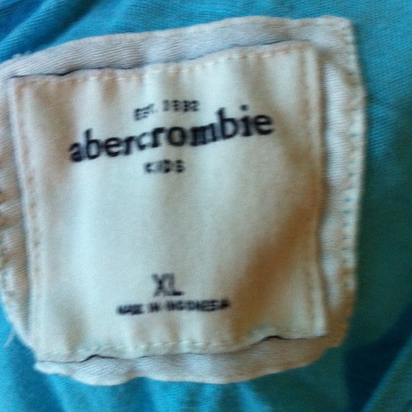 Blue Abercrombie top - Picture 3 of 4