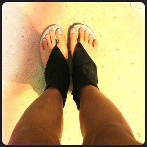 Slouchy ankle sandals