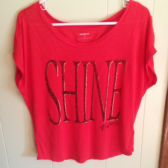 Dolman graphic tee "Shine"