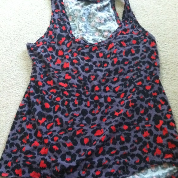 small forever 21 cheetah tank