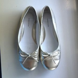 Gold Ballet Flats