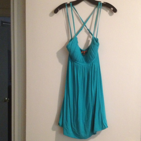 BCBG Turquoise Mini Dress