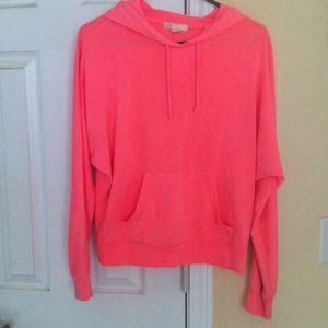 🎀Coral hoodie NWOT