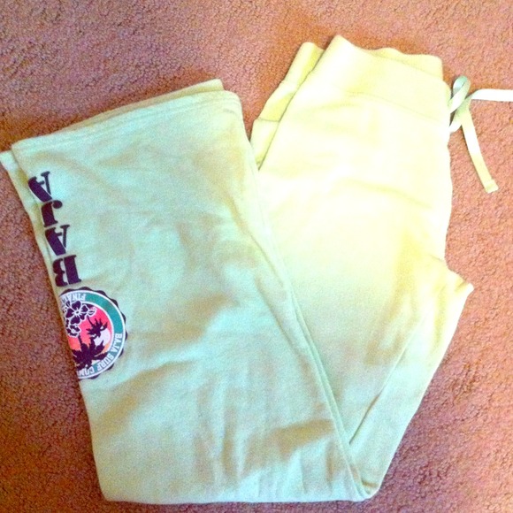 Old navy lime green sweat pants (size youth xl)