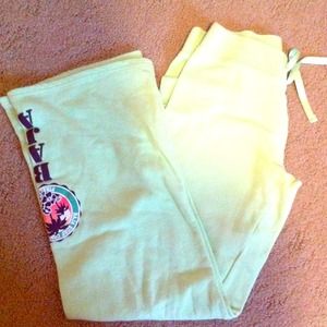 Old navy lime green sweat pants (size youth xl)