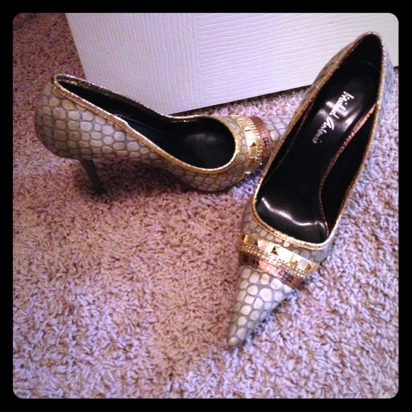 Bedazzled Michael Antonio Pumps