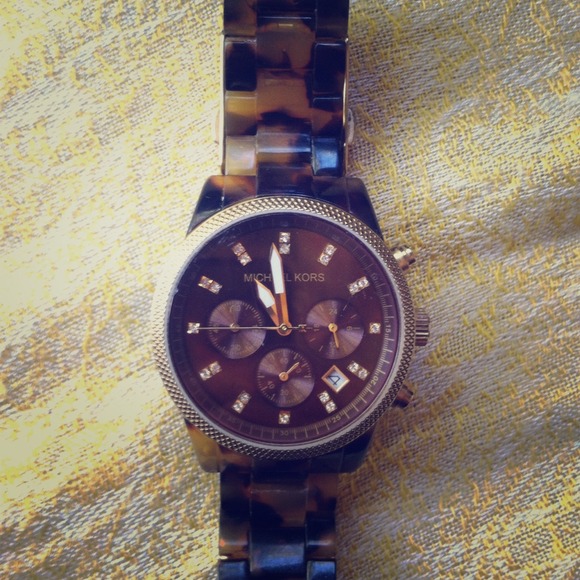 💰PRICE REDUCED💰Michael Kors Tortoise Watch