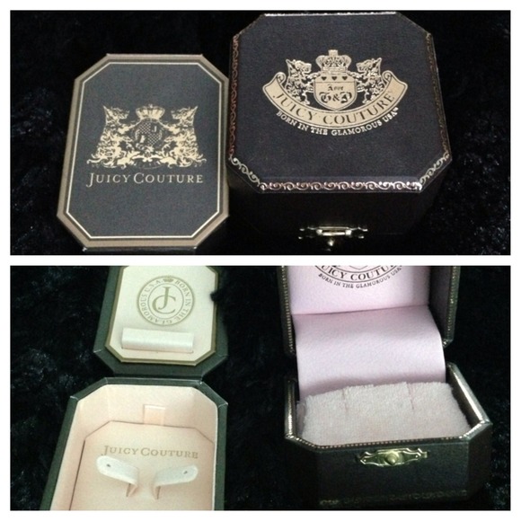 Authentic Juicy Couture Earring and Necklace Box