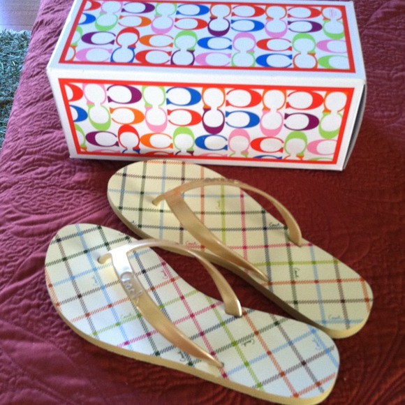 Coach Flip Flops
