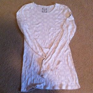 Retro snowflake long sleeve shirt (size medium)