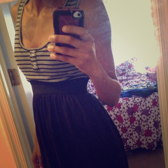 Cute Black & Grey Dress