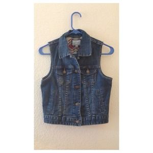 Denim vest by Forever 21.