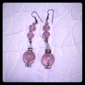 Pink-Ish purple earrings