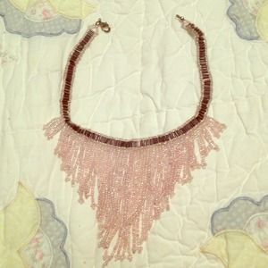 Drop- choker necklace