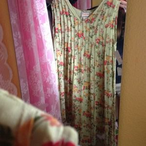 Vintage Floral Maxi Dress