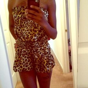 Leopard Romper