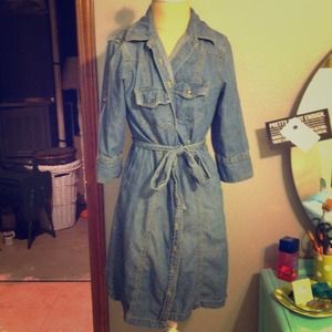 Versatile jean dress