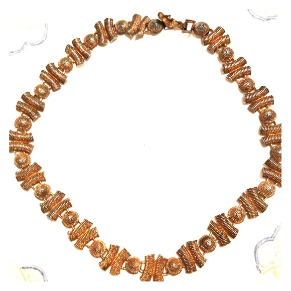 Vintage golden necklace