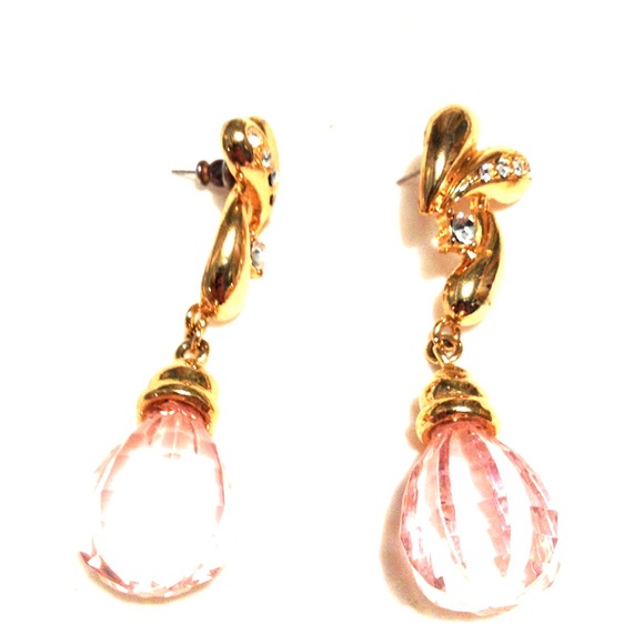 Vintage, gold dangle earrings