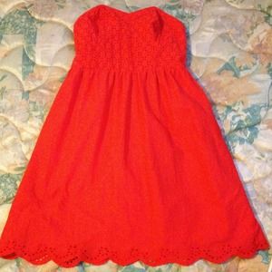 Clear strap sundress