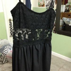 Pretty lace see through dress