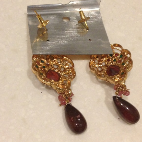 Fashion pendant earrings - Picture 2 of 2