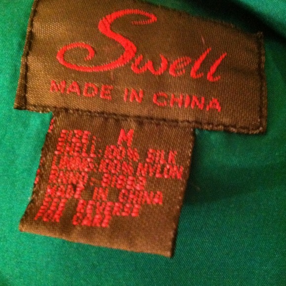 $19 TODAY!! Awesome VINTAGE 100% silk 80s jacket! - Picture 4 of 4