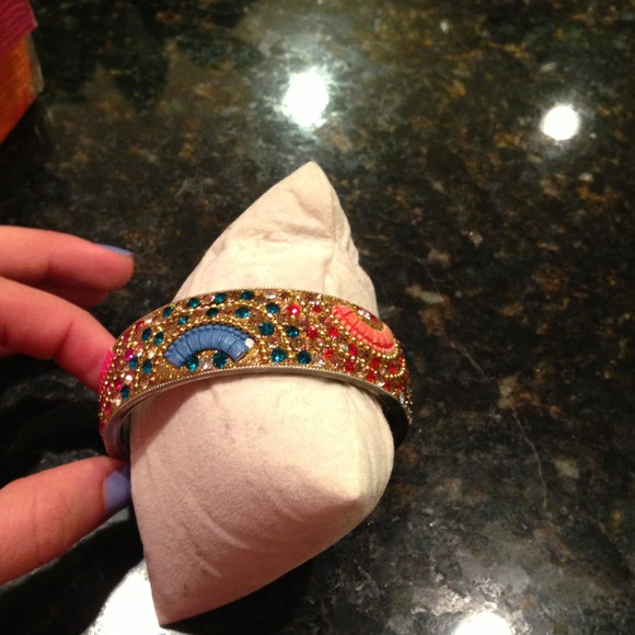 Multi Color Fashion Bangle - Picture 2 of 4