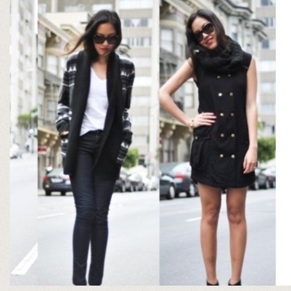 🎉Sale🌺2x Host Pick🌺 Black Trench dress/Vest!!