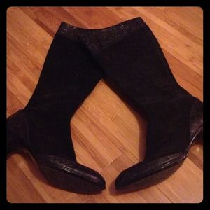 Beautiful Black Mid-Calf Boots!!!