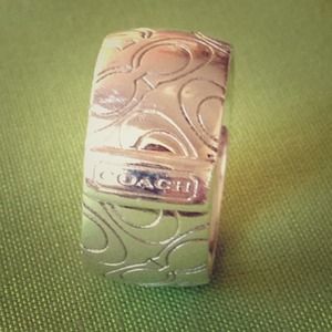 🌼Reserved🌼Authentic Coach Sterling Silver Ring❤