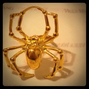 Gold spider ring!
