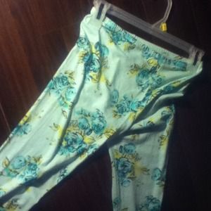 Floral leggings