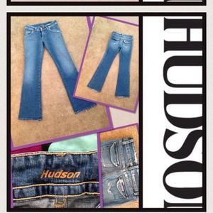 2 pairs of distressed Hudson jeans sz 30