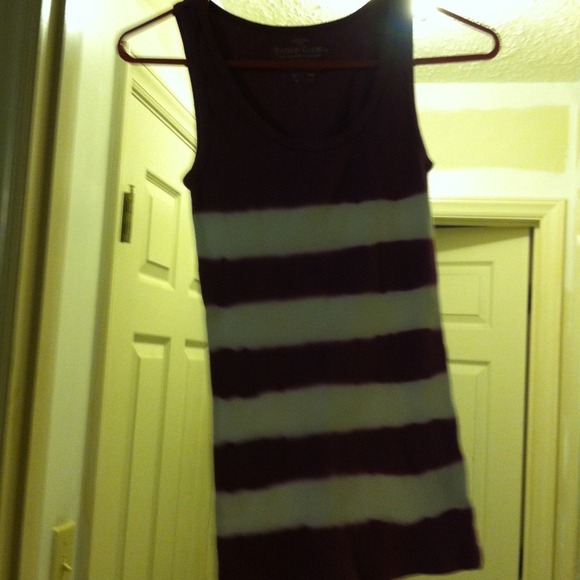 Tie dye purple and white shirt